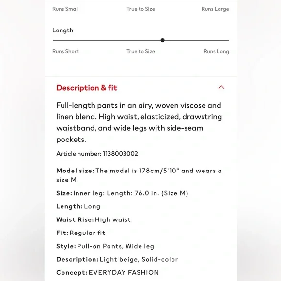 Linen blend pants - Picture 4 of 5